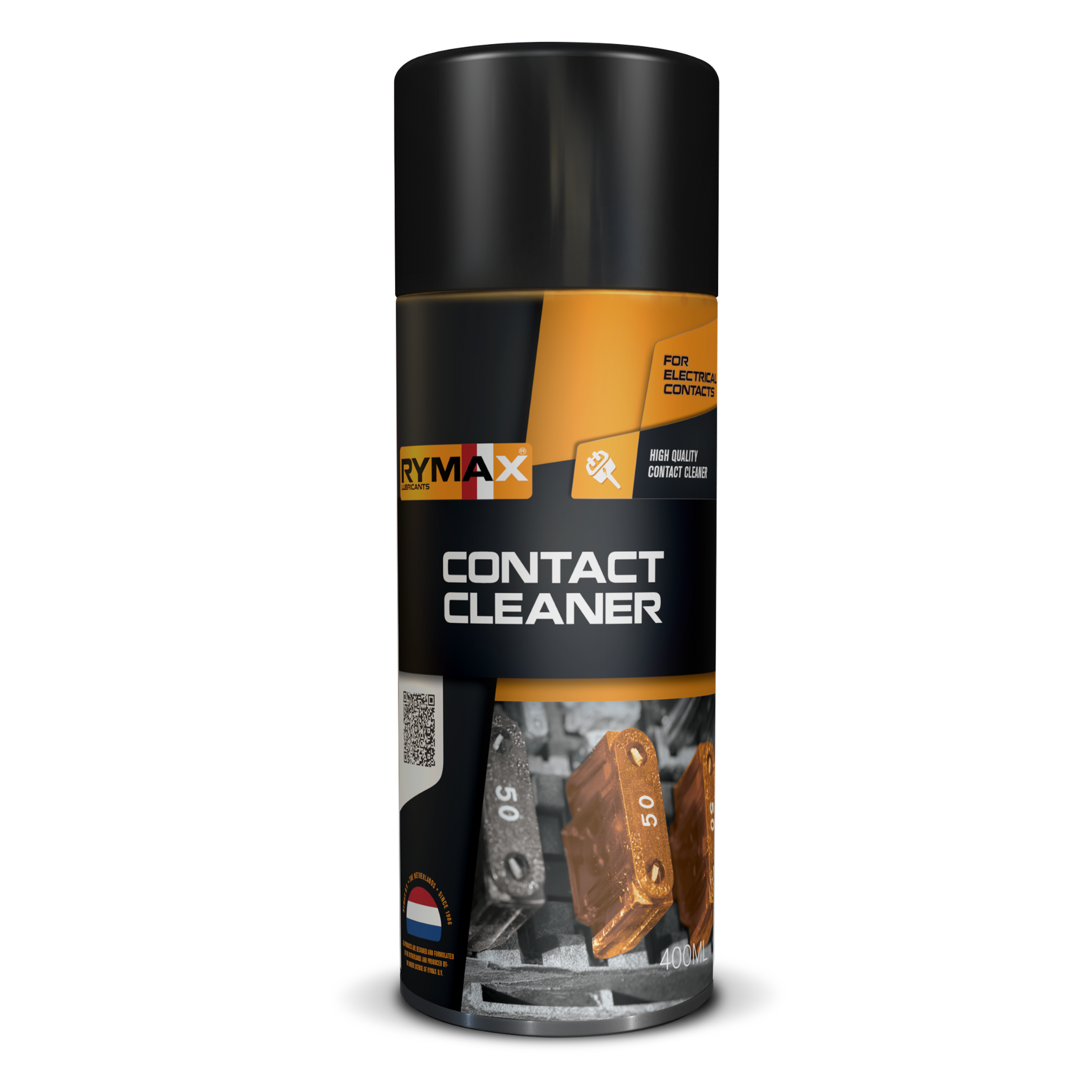 Rymax contact cleaner developed to  clean electrical switches and componenents in 400ml aerosol can