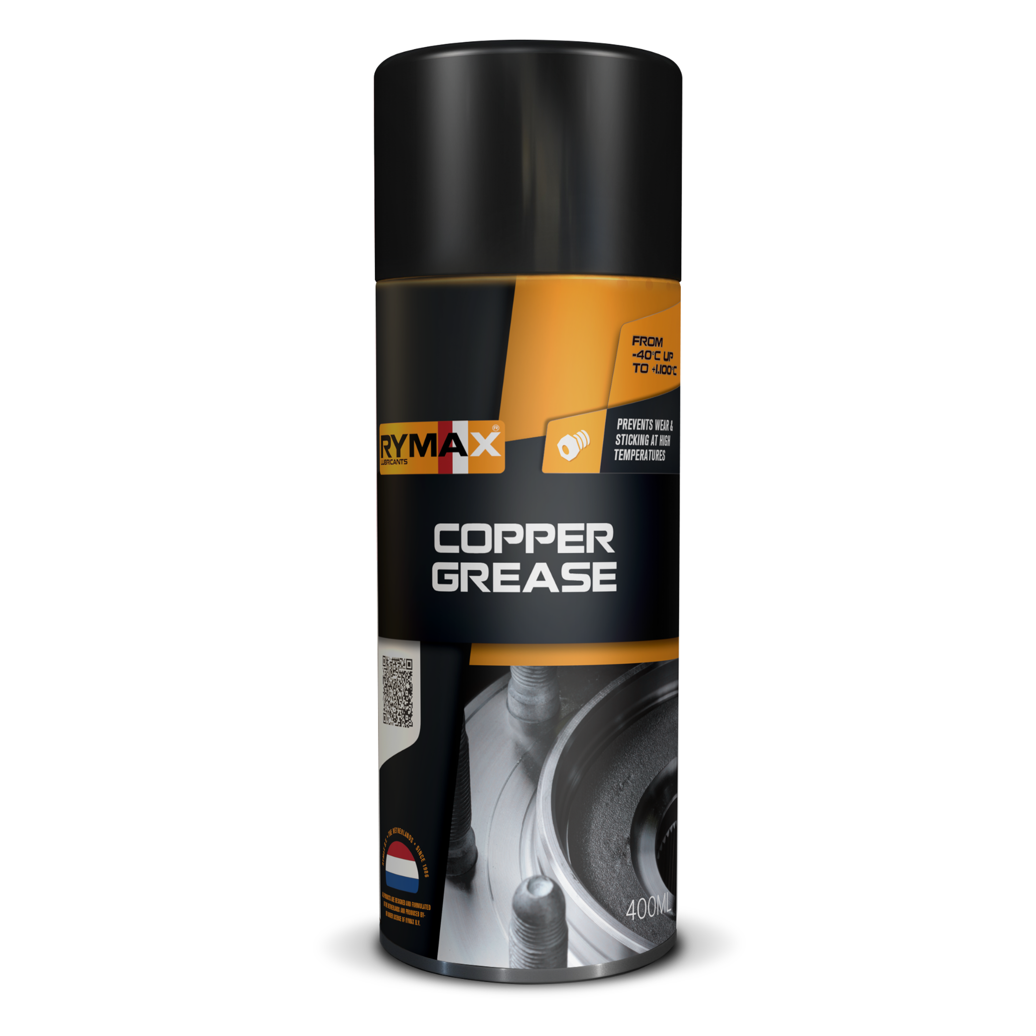 Aniti-seize copper spay for wheel studs and exhaust manifold bolts in 400ml aerosol